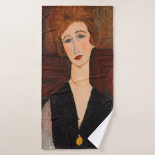 Amedeo Modigliani - Portrait of a Woman Bath Towel Set
