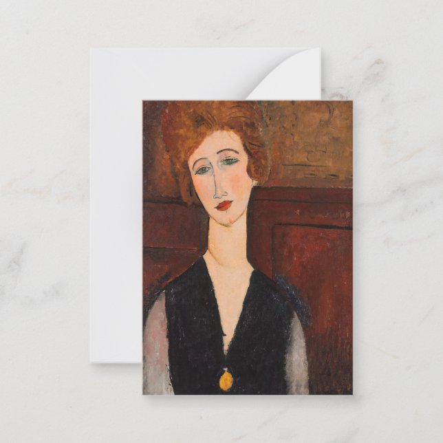 Amedeo Modigliani - Portrait of a Woman Card (Front)
