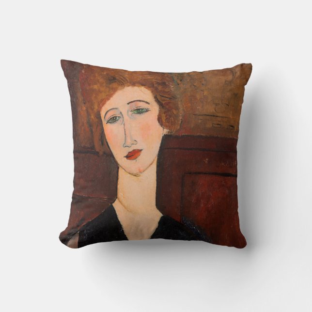 Amedeo Modigliani - Portrait of a Woman Cushion (Front)
