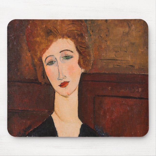 Amedeo Modigliani - Portrait of a Woman Mouse Pad (Front)