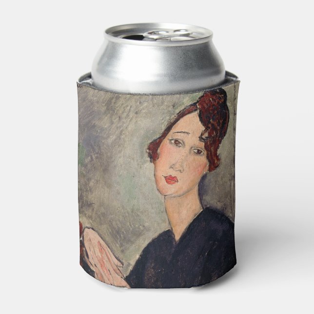 Amedeo Modigliani - Portrait of Dedie Hayden Can Cooler (Can Front)
