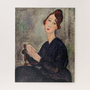 Amedeo Modigliani - Portrait of Dedie Hayden Jigsaw Puzzle