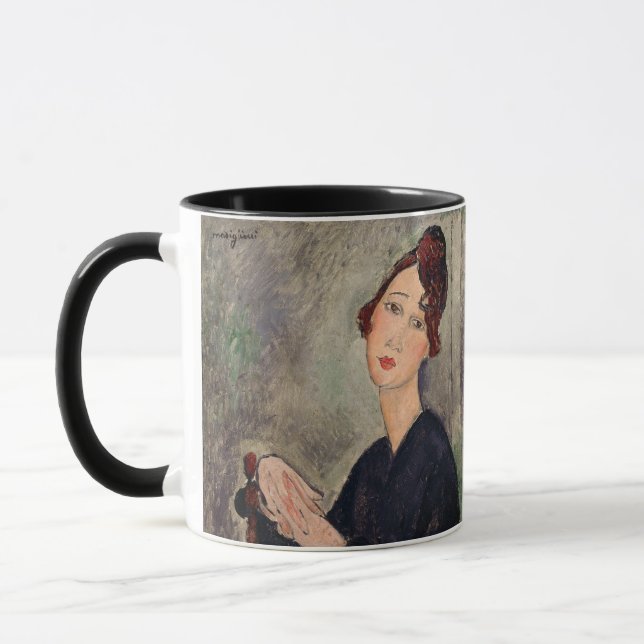 Amedeo Modigliani - Portrait of Dedie Hayden Mug (Left)