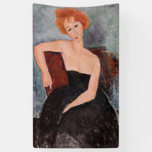Amedeo Modigliani - Redheaded Girl Evening Dress Banner