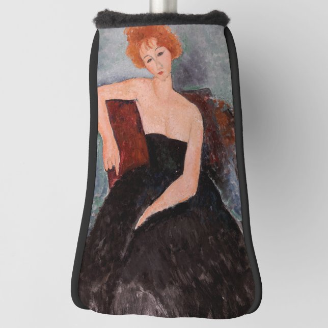 Amedeo Modigliani - Redheaded Girl Evening Dress Golf Head Cover (Rotate 90)