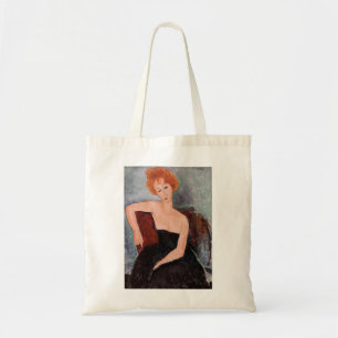 Amedeo Modigliani - Redheaded Girl Evening Dress Tote Bag