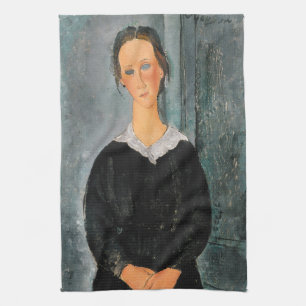 Amedeo Modigliani - Servant Girl Tea Towel