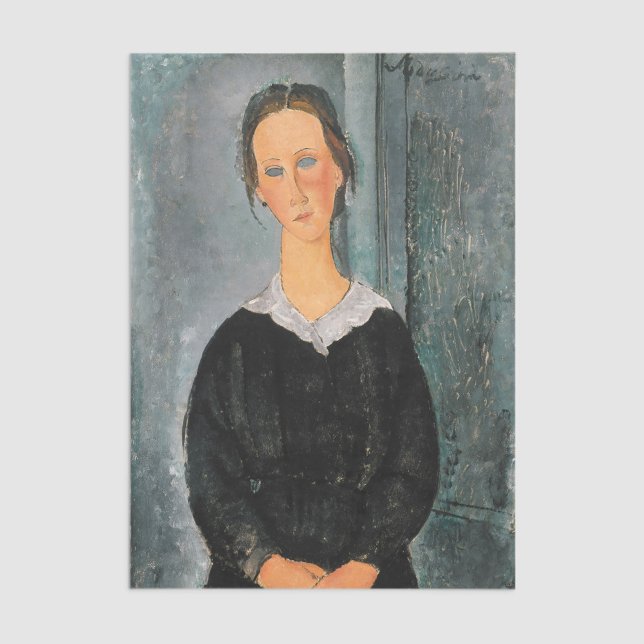 Amedeo Modigliani - Servant Girl Tissue Paper (Creator Uploaded)