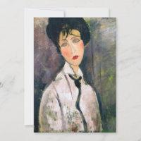 Amedeo Modigliani - Woman with Black Cravat