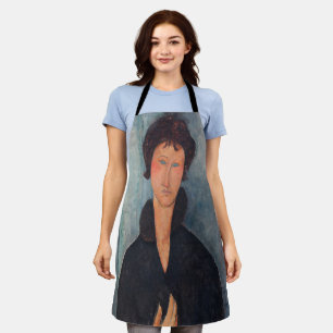 Amedeo Modigliani - Woman with Blue Eyes Apron