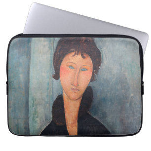 Amedeo Modigliani - Woman with Blue Eyes Laptop Sleeve