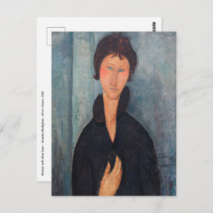 Amedeo Modigliani - Woman with Blue Eyes Postcard