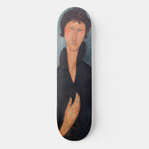 Amedeo Modigliani - Woman with Blue Eyes Skateboard