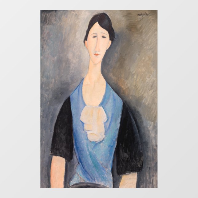 Amedeo Modigliani - Young Woman in Blue (Sheet)