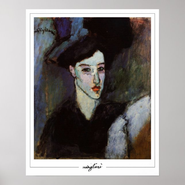 Amedeo Modigliani Zedign Art Poster #304 (Front)
