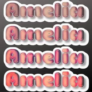 Amelia baby girl name gift