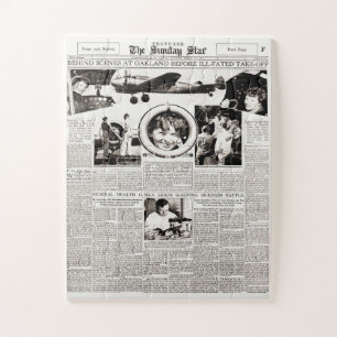 Amelia Earhart Before Ill Fated Flight Mar1937 Jigsaw Puzzle