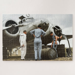 Amelia Earhart Lockheed Model 10 Electra 1937 Rema Jigsaw Puzzle