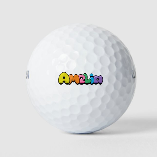 Amelia Golf Balls (Front)