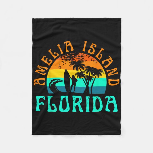 Amelia Island _1  Fleece Blanket (Front)