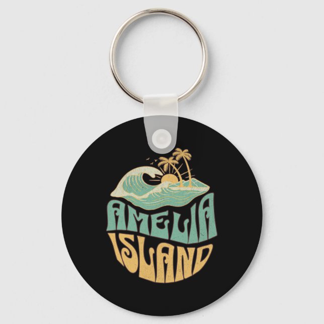 Amelia Island _4  Key Ring (Front)