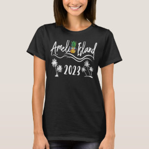 Amelia Island Florida 2023  Pineapple Sunglasses G T-Shirt