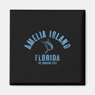 Amelia Island Florida Beach Fl Vintage Beach Front Magnet