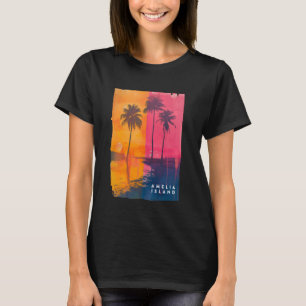 Amelia Island Florida T-Shirt Vintage Beach Vacati