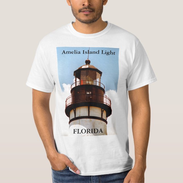 Amelia Island Light, Florida T-Shirt (Front)