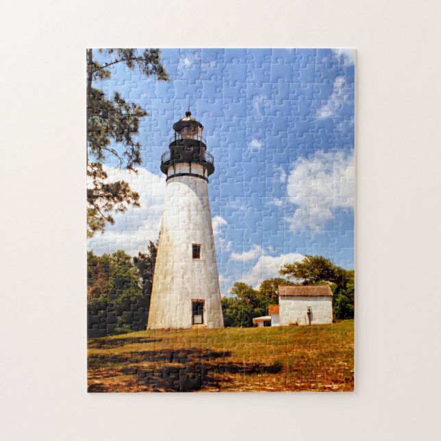 Amelia Island Lighthouse, Florida Jigsaw Puzzle (Vertical)