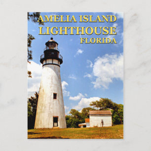 Amelia Island Lighthouse, Florida Postcard