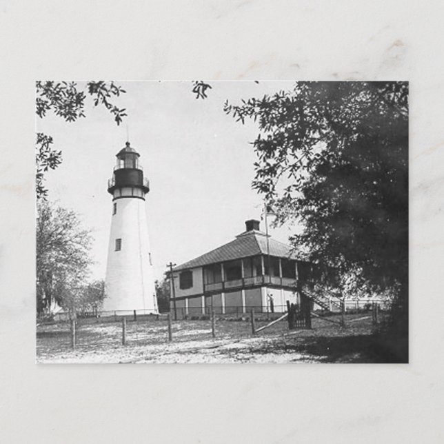Amelia Island Lighthouse Postcard (Front)