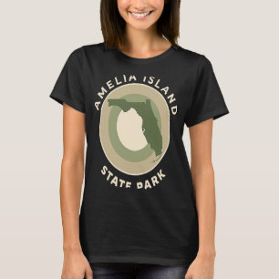 Amelia Island State Park Florida FL Bullseye Trip  T-Shirt