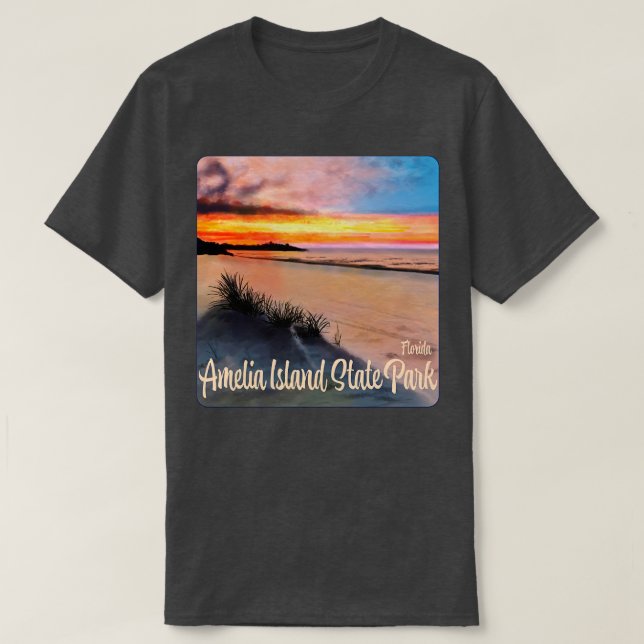 Amelia Island State Park Florida TShirt (Design Front)