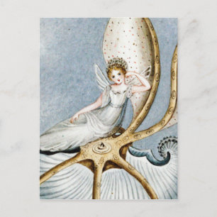 Amelia Jane Murray - A Fairy Resting On A Shell. Postcard