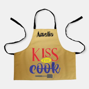 Amelia kiss the cook apron