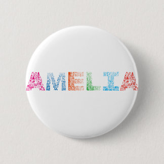 Amelia Letter Name 6 Cm Round Badge