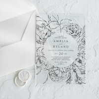 AMELIA Modern Elegant Botanical Floral Wedding