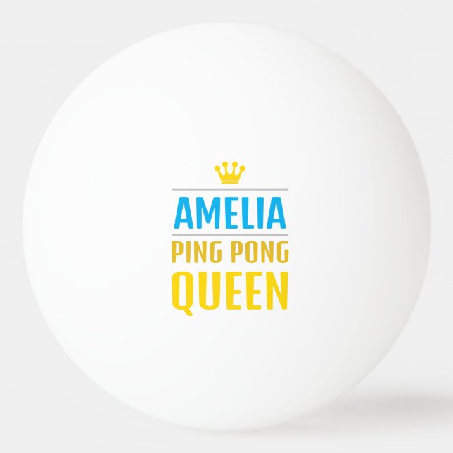 Amelia Ping Pong Ball (Front)