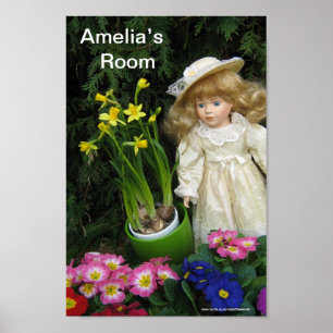 Amelia’s room poster