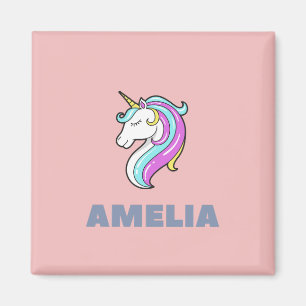 Amelia Unicorn Magnet