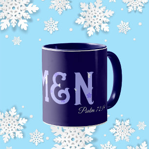 Amen Bible Verse Modern Typography Personalised Mug