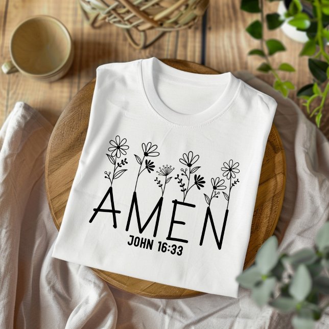 Amen for Women and Children Christian T-Shirt (Creator Uploaded)