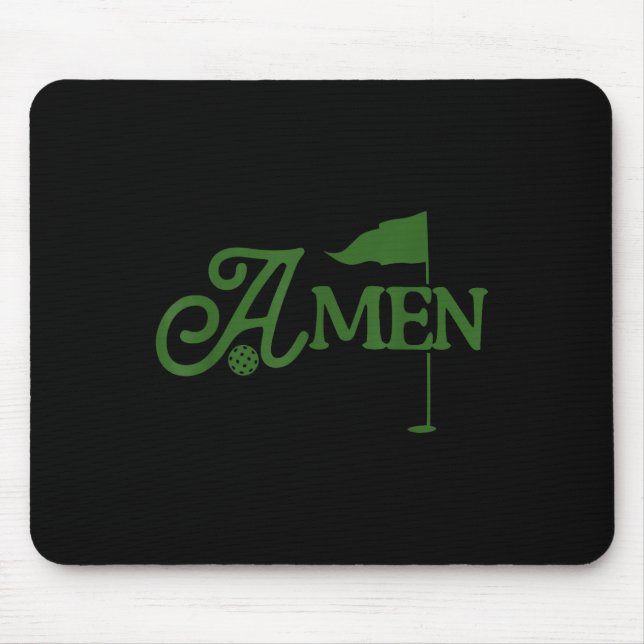 Amen Master Golf Azalea Tournament Pink Golfing  Mouse Pad (Front)
