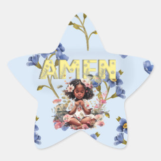 "Amen" Star Sticker