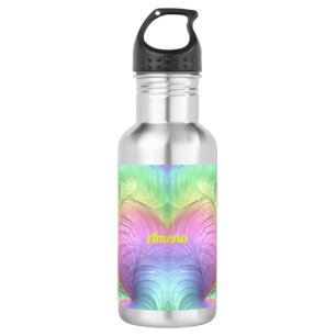 AMENA ~ Pale Pastel Shades 3D 532 Ml Water Bottle