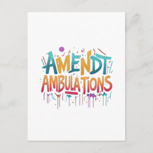 Amend Ambulations Postcard