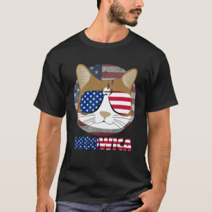 Ameowica  Cat American Meow Kitty Cute Kitten T-Shirt