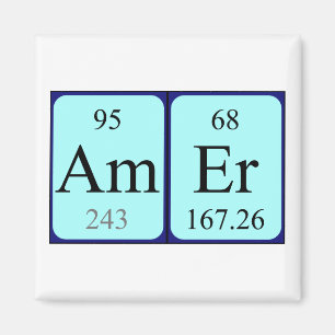 Amer periodic table name magnet