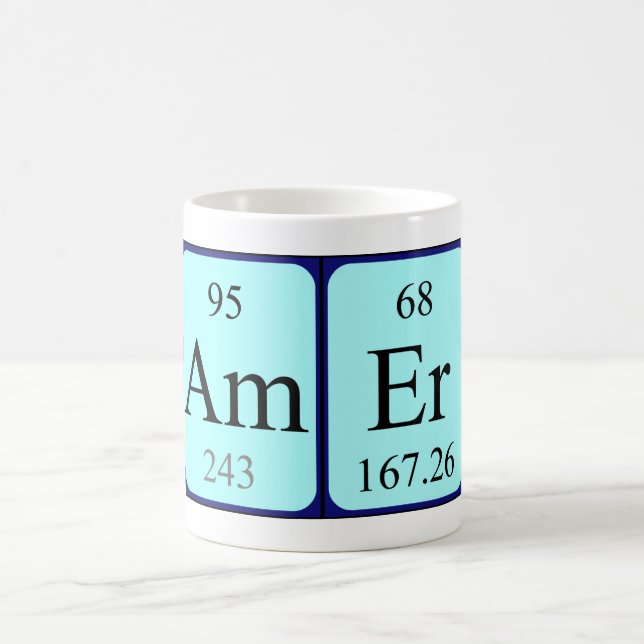 Amer periodic table name mug (Center)